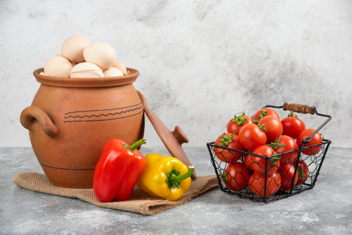 Keramik-Lagertopf für Obst und Gemüse - praktische Geschenkidee für die Geburtstag Damen!