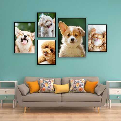 Hundeportrait-Wandkunst - Coole Geschenkideen mit Hunden