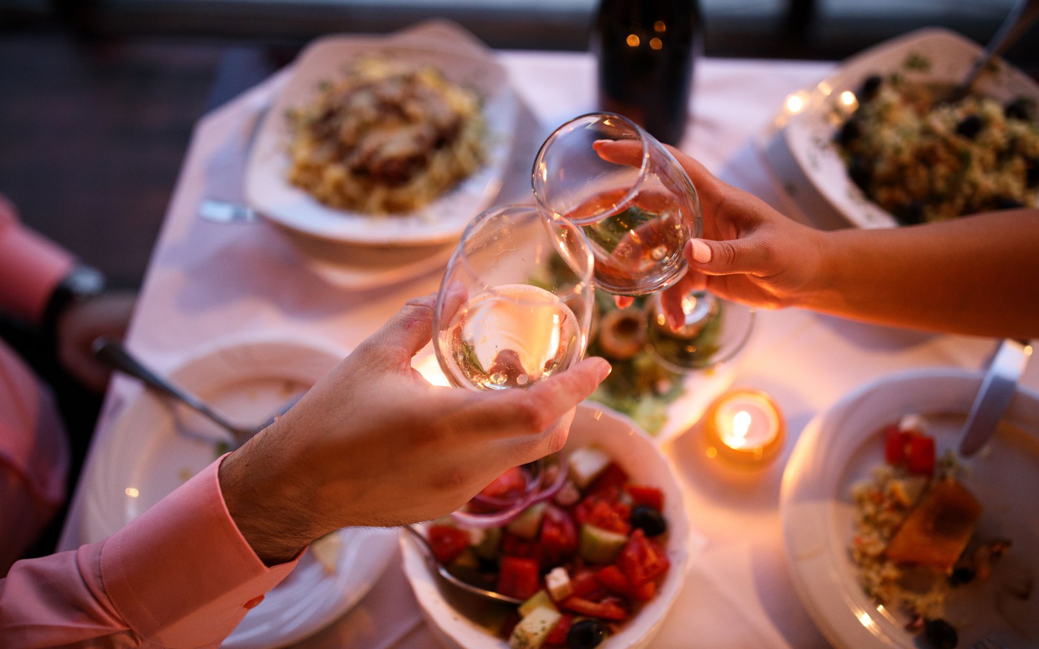 Romantisches Abendessen