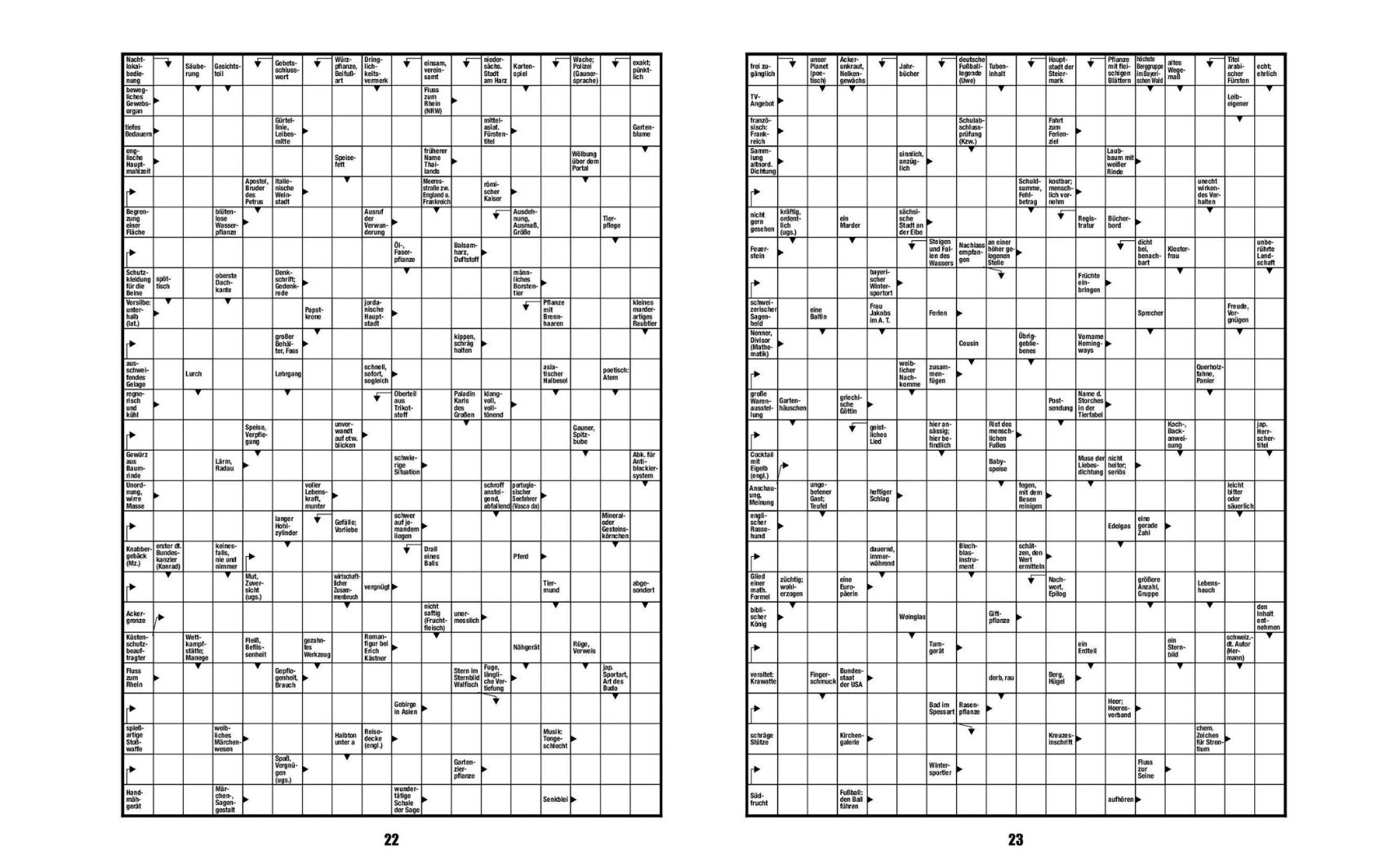 Kreuzworträtselbuch