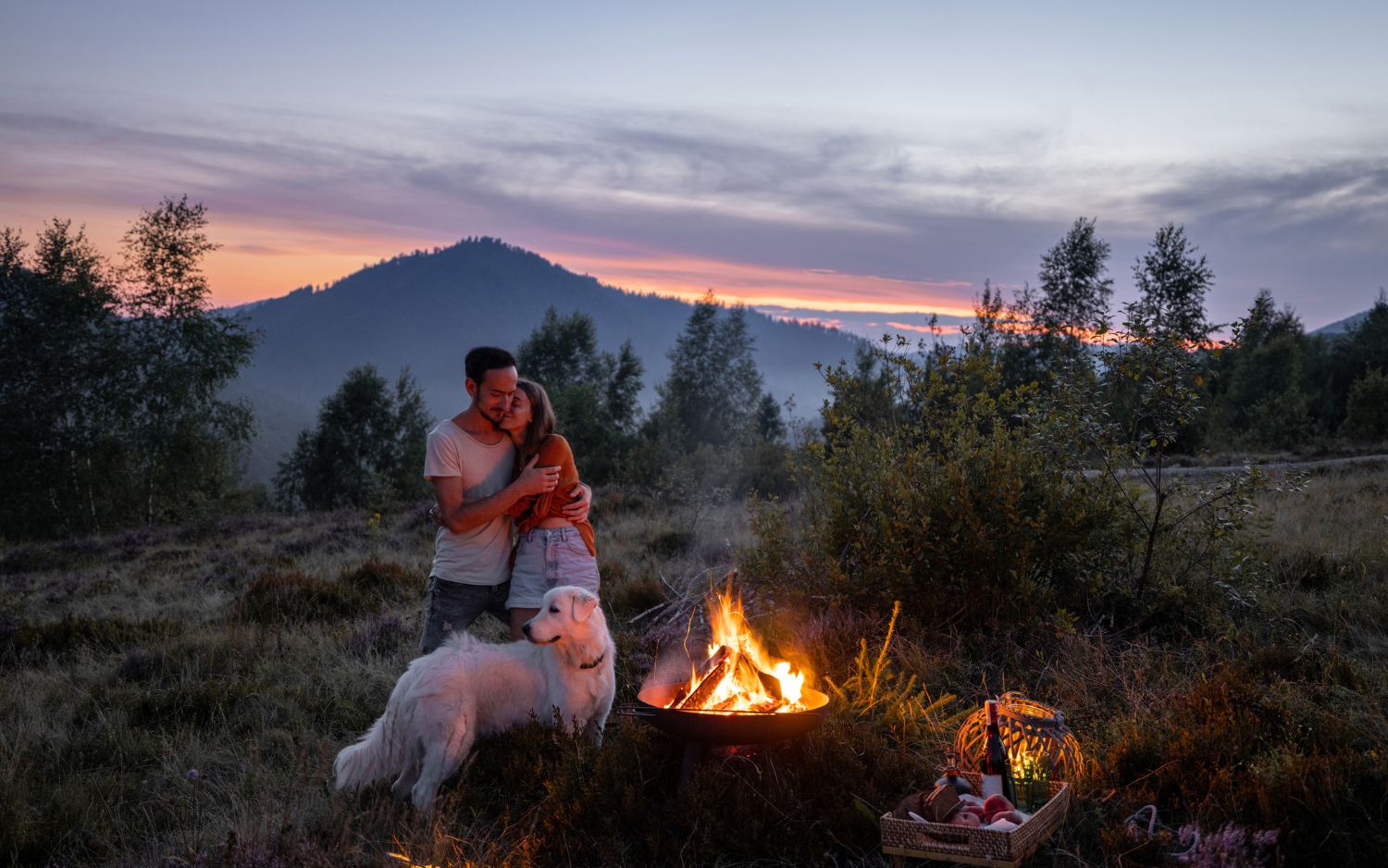 Wochenende Camping